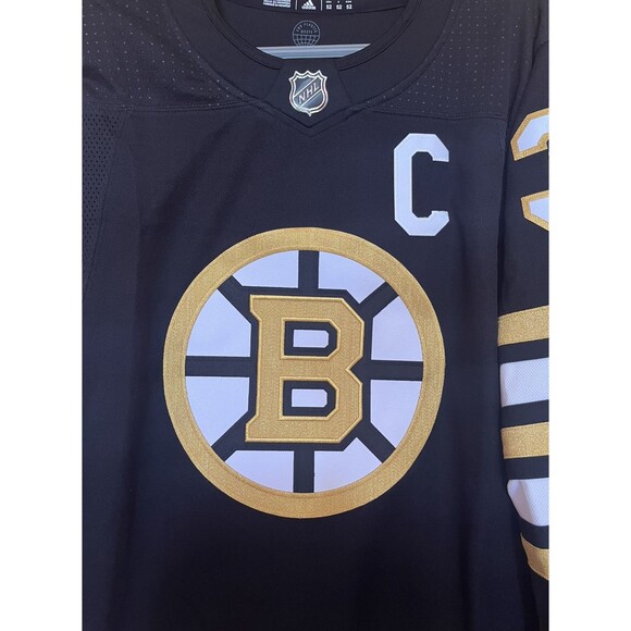 Adidas Boston Bruins Patrice Bergeron Authentic Jersey 100th Anniversary Size 52 - Picture 4 of 14